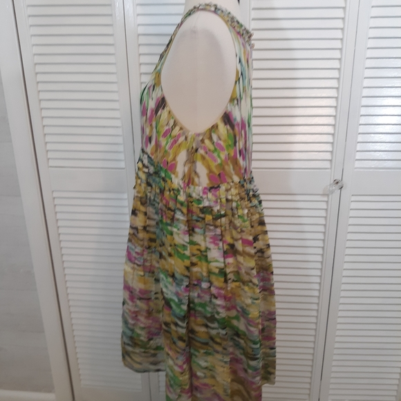 Anthro leifsdottir silk sundress sz 8 *C7 - Picture 6 of 7